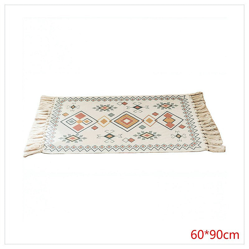 HG-QSM53 - ALFOMBRA DECORATIVA CON FLECOS 60*90CM (50/1)