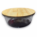 HG- KRG230 - RECIPIENTE REDONDO DE BOROSILICATO 1300 ML (18/1)