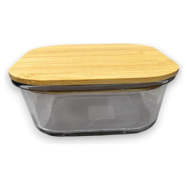 HG- KRG233 - RECIPIENTE DE BOROSILICATO CON TAPA DE BAMBÚ (36/1)