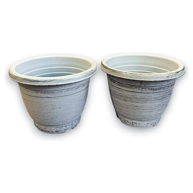 HG-BXP10 - MACETAS DE PLÁSTICO GRIS (12/1)