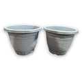 HG-BXP58 - MACETAS DE PLÁSTICO GRIS (10/1)