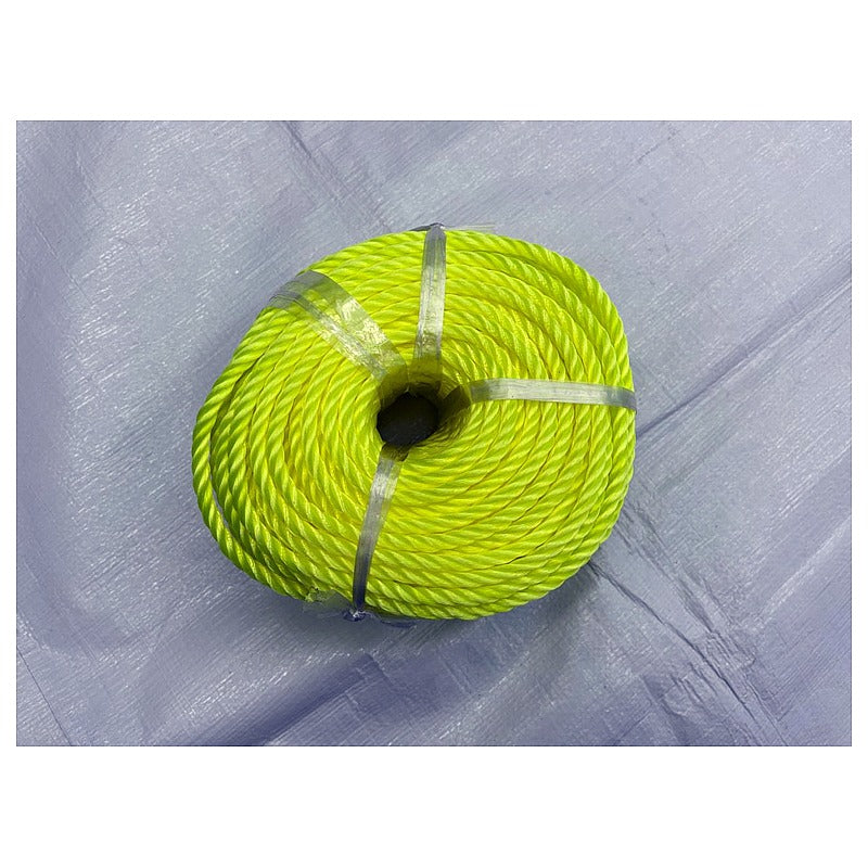 HG-FSH01 - CUERDA TRENZADA DE POLIPROPILENO AMARILLA (20/1)