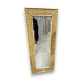 HG- WHD10 - ESPEJO DECORATIVO CON MARCO DORADO 120*50 (4/1)