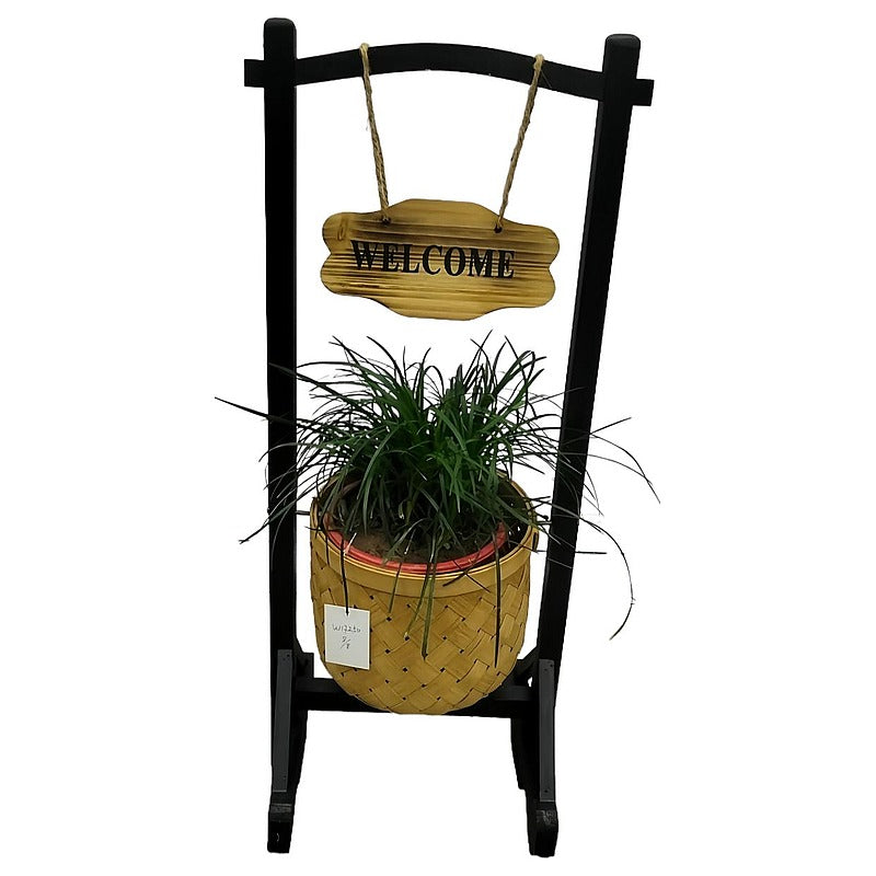 HG-WHD19 - SOPORTE CON MACETA Y LETRERO DE BIENVENIDA (8/1)