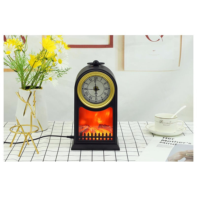 HG-ASF12 - RELOJ CON SIMULADOR DE CHIMENEA (8/1)
