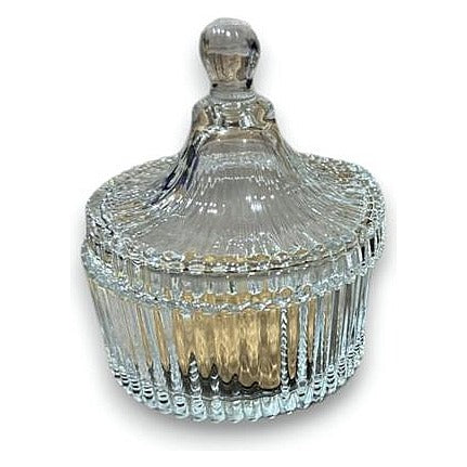 HG-KRG238 - BOMBONERA DE CRISTAL CON TAPA (48/1)