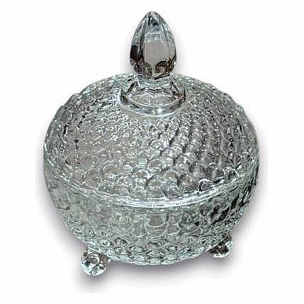 HG-KRG240 - BOMBONERA DE VIDRIO CON TAPA (48/1)