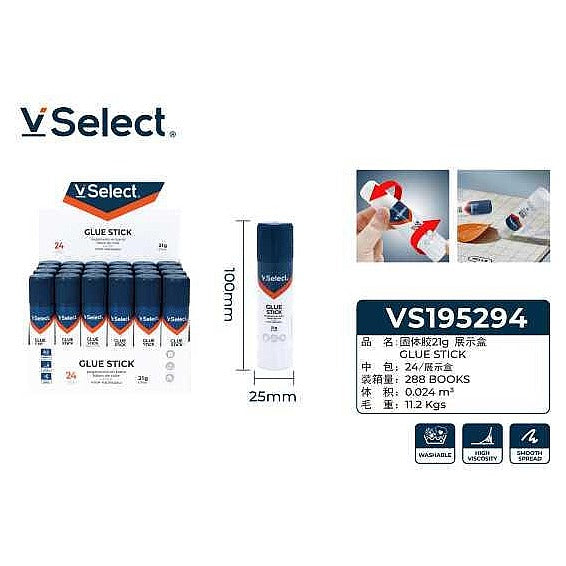 VS195294 - BARRA DE PEGAMENTO LAVABLE 21G (288/1)