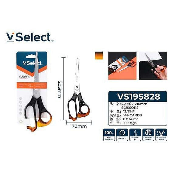 VS195828 - TIJERAS DE ACERO INOXIDABLE 205MM (144/1)