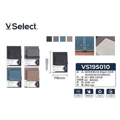 VS195010 - CUADERNO EJECUTIVO B5 CON 120 HOJAS (60/1)