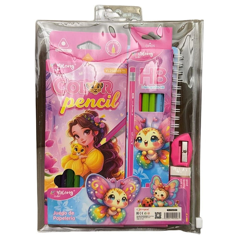 YL256002 - SET DE PAPELERÍA INFANTIL (100/1)