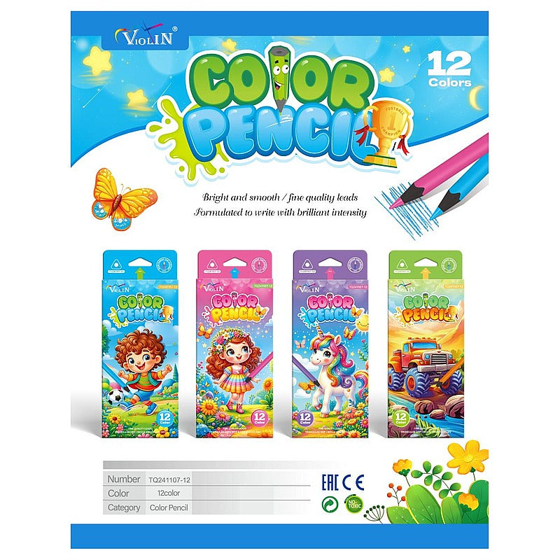 TQ241107 -12 - LÁPICES DE COLORES 12 PIEZAS (240/1)