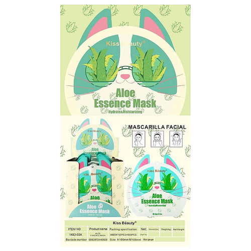 1483-03A - MASCARILLA FACIAL DE ALOE VERA (900/1)