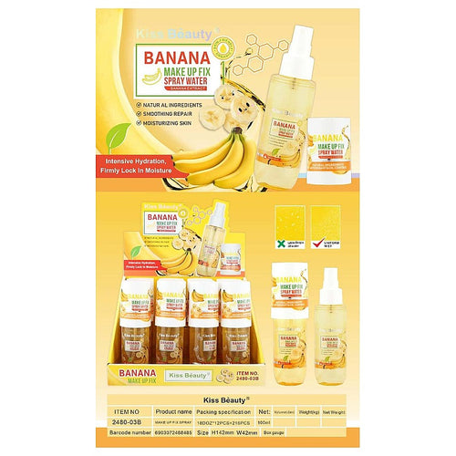 2480-03B - SPRAY FIJADOR DE MAQUILLAJE BANANA (216/1)