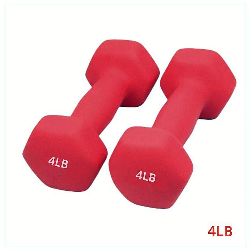 SG- SC047 - MANCUERNAS 4 LB NEOPRENO ROJAS (10/1)