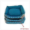 SPP139 - CAMA PARA MASCOTA AZUL ESTAMPADA (20/1)