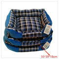 SPP142 - CAMA PARA PERRO TELA CUADROS 55*39*18CM (20/1)