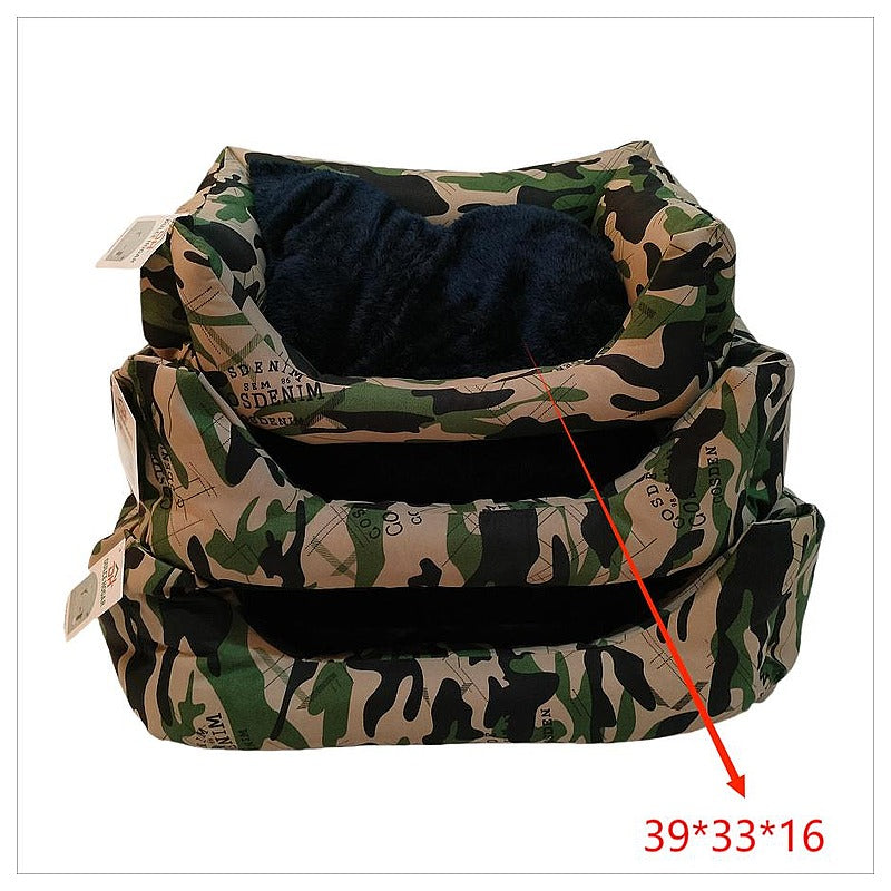 SPP147 - CAMA PARA MASCOTAS CAMUFLADA (30/1)