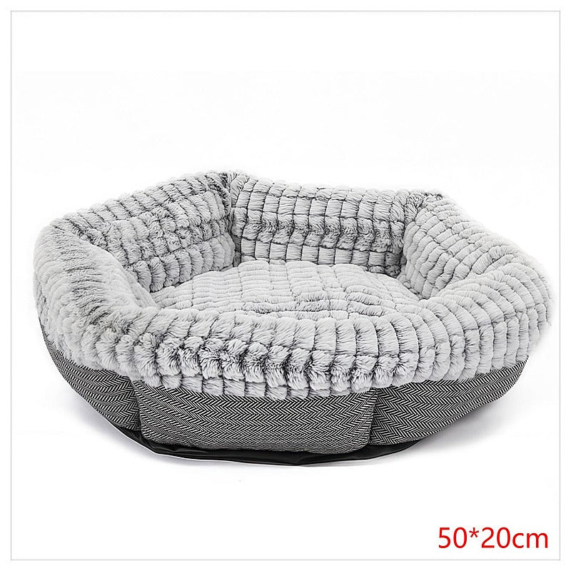 SPP168 - CAMA PARA MASCOTA DE PELUCHE GRIS (20/1)