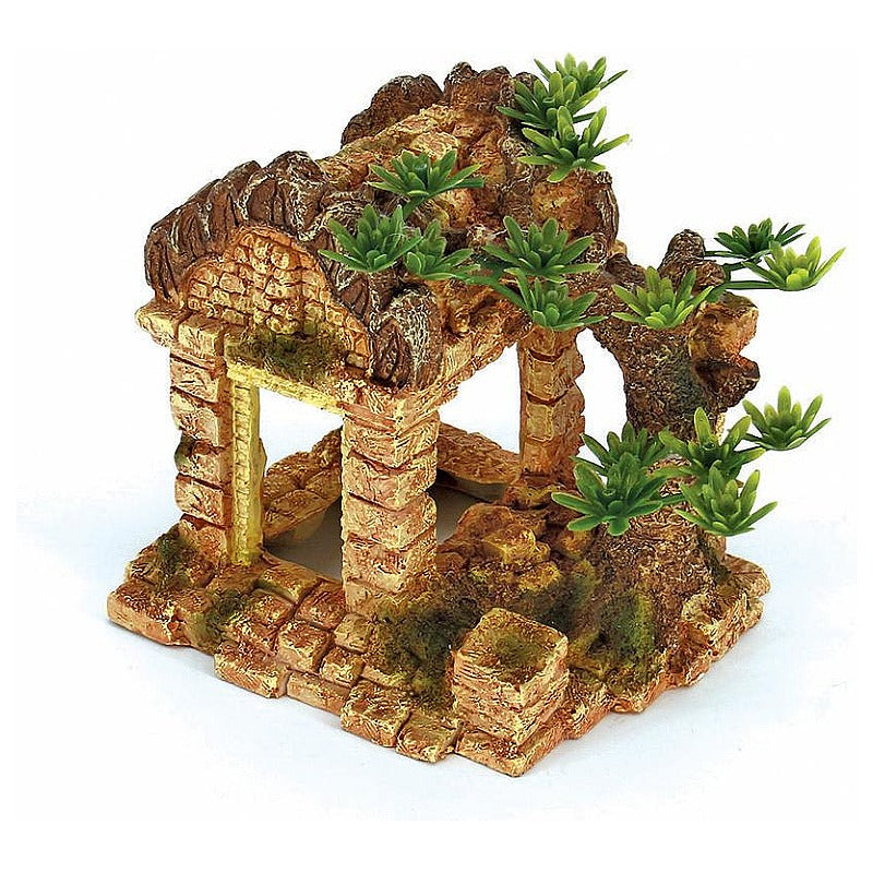 SPP194 - DECORACIÓN DE ACUARIO CON RUINAS Y PLANTAS (36/1)