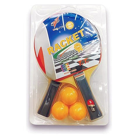 SG-SC087 - SET DE RAQUETA Y PELOTAS DE PING PONG (50/1)