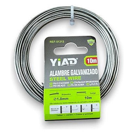 51313 - ALAMBRE GALVANIZADO 1.8MM X 10M (144/1)