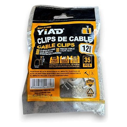 51860 - CLIPS DE CABLE 12MM (240/1)