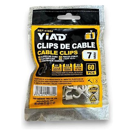 51864 - CLIPS DE CABLE 7 MM (240/1)