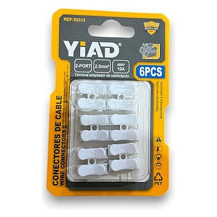 52313 - CONECTORES DE CABLE 2.5MM 6PCS (240/1)