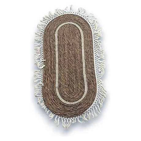 HG-QSD03 - ALFOMBRA OVALADA DE YUTE 180*80 CM (20/1)