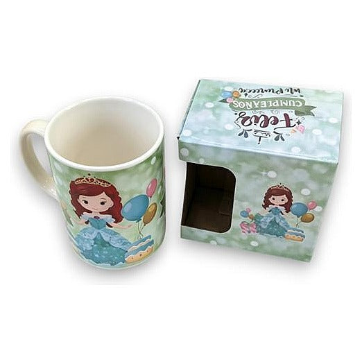 GY35095 - TAZA DE CERÁMICA CON PRINCESA (72/1)