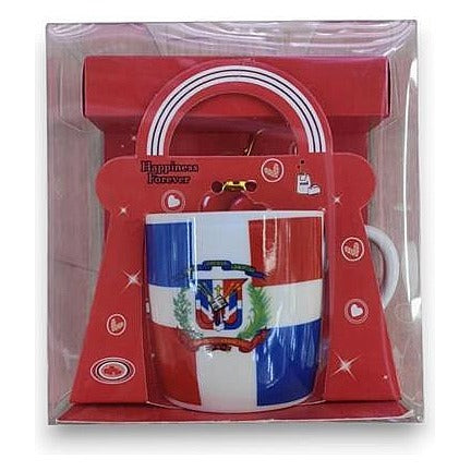 GY35105 - TAZA CON DISEÑO BANDERA DOMINICANA (96/1)
