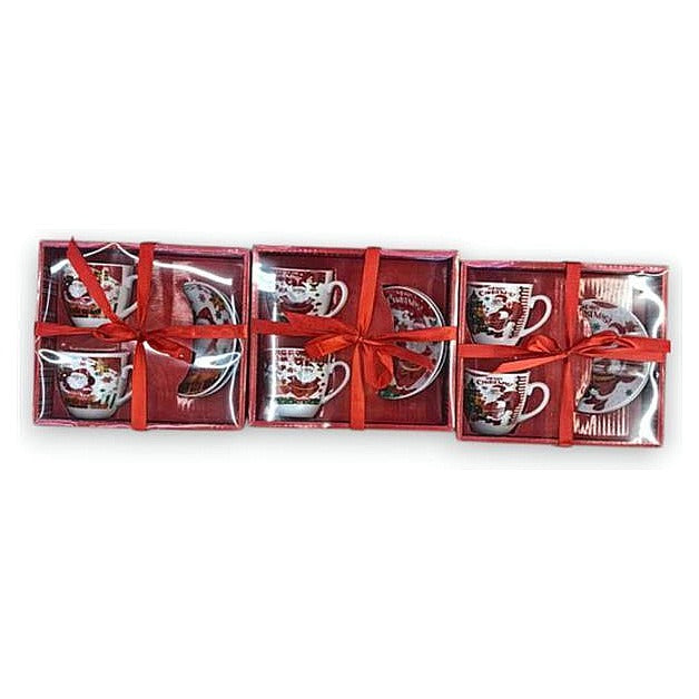GY35098 - SET DE TAZAS Y PLATOS NAVIDEÑOS (36/1)