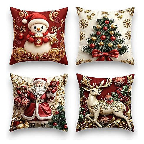 JJ54175 - FUNDAS DE COJÍN NAVIDEÑAS (300/1)