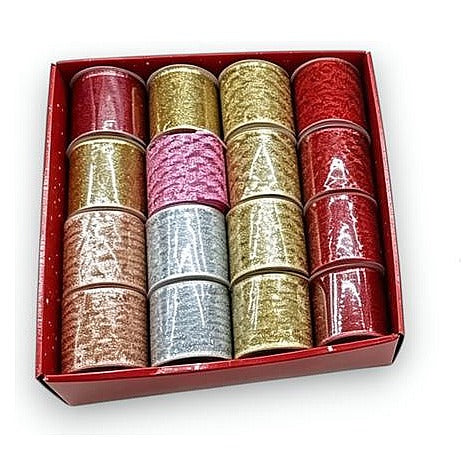 GY34956 - SET DE CINTAS NAVIDEÑAS BRILLANTES (192/1)