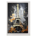 HG-PF-15 - CUADRO DECORATIVO TORRE EIFFEL DORADO (10/1)