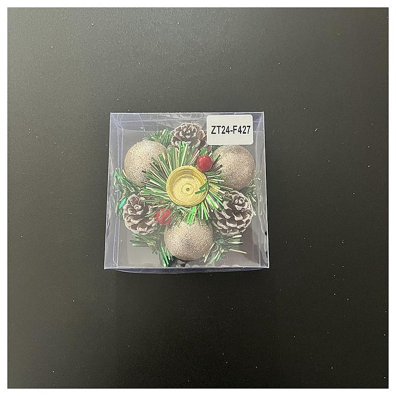 JHC1-29 - ADORNO NAVIDEÑO CON PIÑAS Y ESFERAS (300/1)