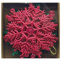 JHC1-30 - ADORNO DE COPO DE NIEVE ROJO (400/1)