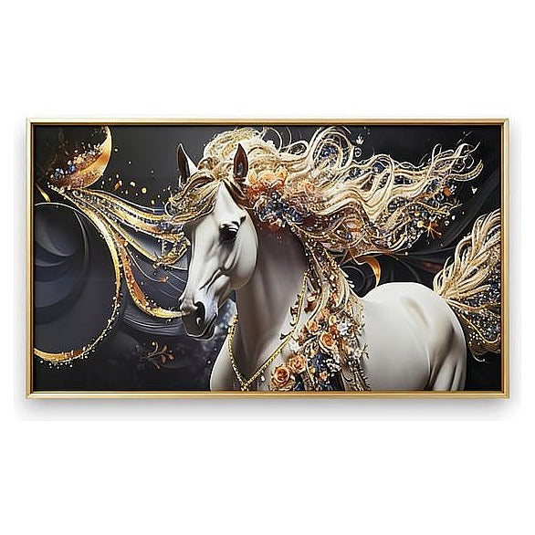 HG-DP26 - CUADRO DECORATIVO DE CABALLO 50X150 CM (6/1)