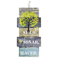 H-CSP28 - LETRERO DECORATIVO DE MADERA CON MENSAJE (96/1)