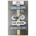 H-CSP33 - CARTEL DECORATIVO CON BICICLETA (48/1)