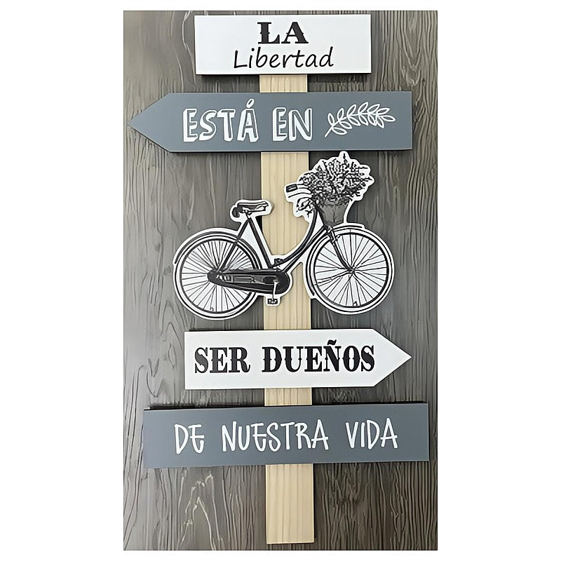 H-CSP33 - CARTEL DECORATIVO CON BICICLETA (48/1)