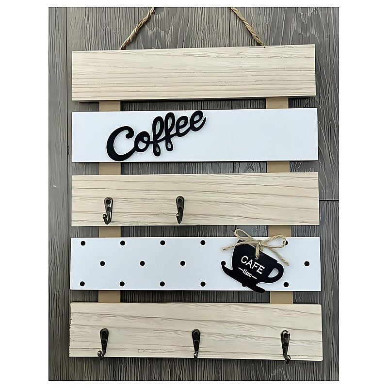 H-CSP41 - COLGADOR DE MADERA CON GANCHOS (48/1)