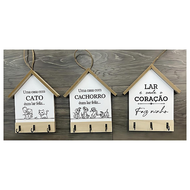 H-CSP46 - LLAVERO DE PARED CON DISEÑO DE CASITA (72/1)