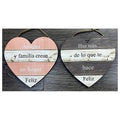 H-CSP53 - PORTALLAVES DE MADERA EN FORMA DE CORAZÓN (144/1)