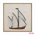 H-HGP32 - CUADRO DECORATIVO DE BARCO 60*60 (10/1)
