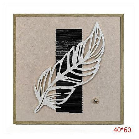 H-HGP43 - CUADRO DECORATIVO CON HOJA (20/1)