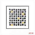H-HGP48 - CUADRO DECORATIVO GEOMÉTRICO 40*40 CM (20/1)