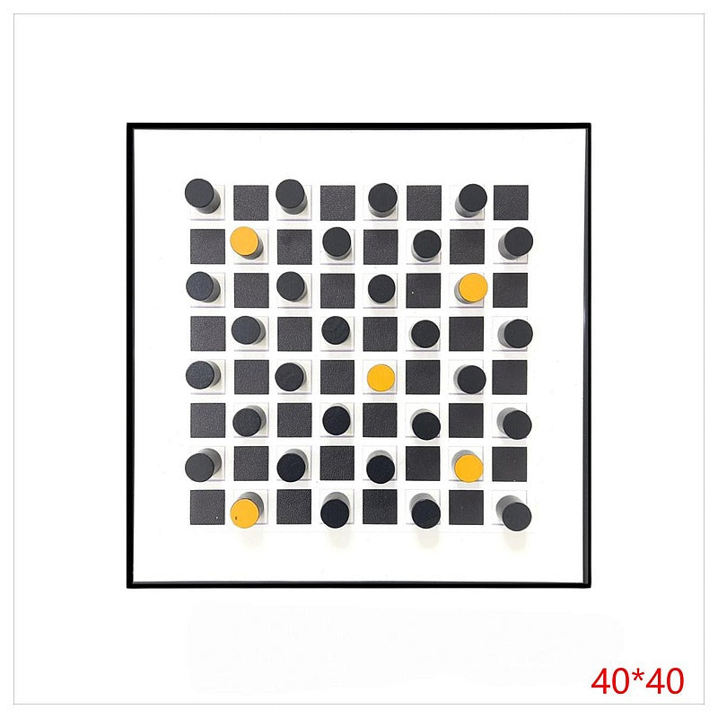 H-HGP48 - CUADRO DECORATIVO GEOMÉTRICO 40*40 CM (20/1)