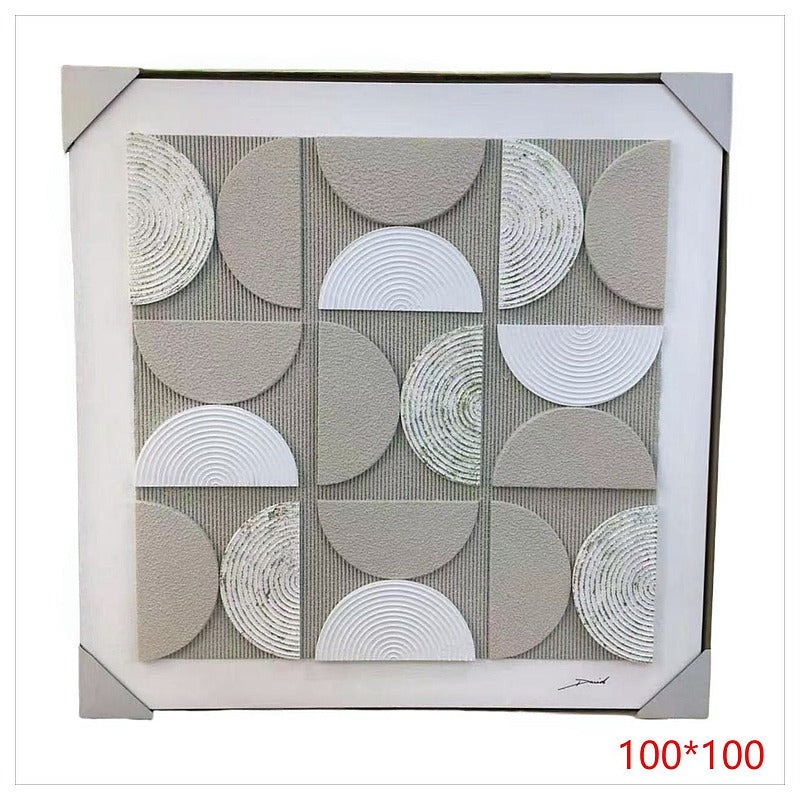 CF-HYP56 - CUADRO DECORATIVO GEOMÉTRICO 100*100 (6/1)